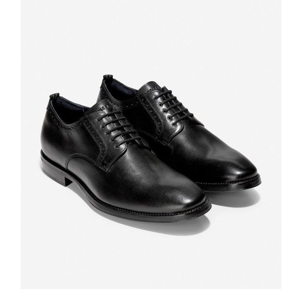 Cole Haan Other - Cole Haan Men's Jefferson Grand 2.0 Plain Oxford Leather Derby Shoe Black